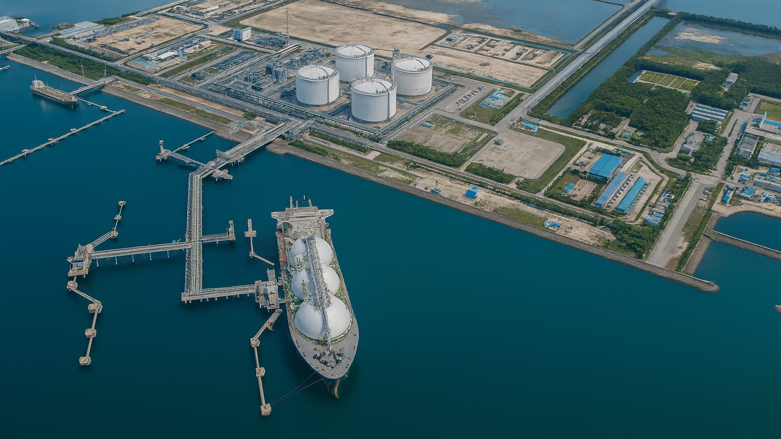 Regional refined energy storage and loading terminal