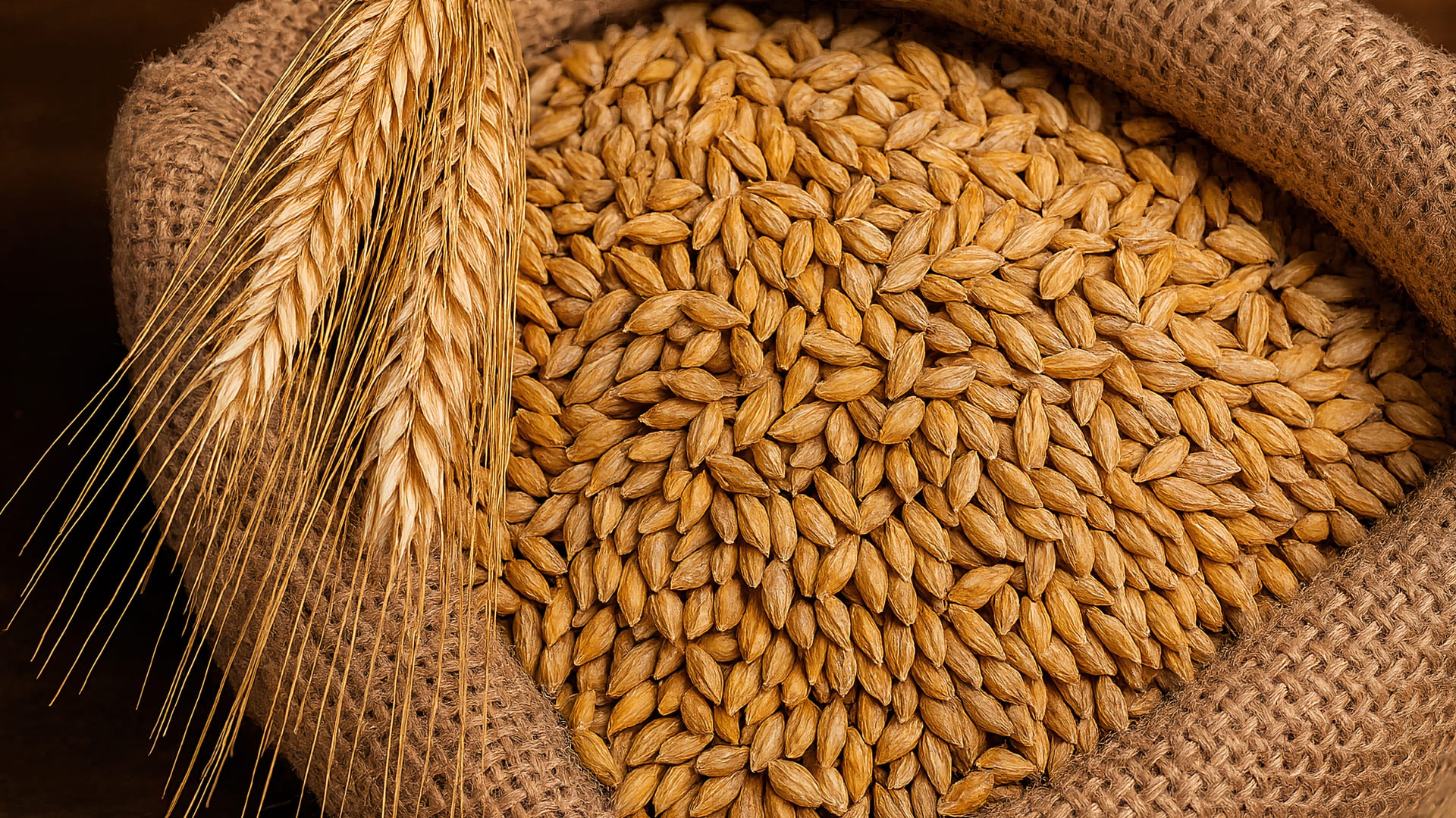 Grain prepared for agricultural trade