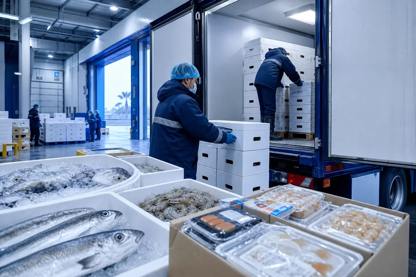 Temperature controlled food logistics operation